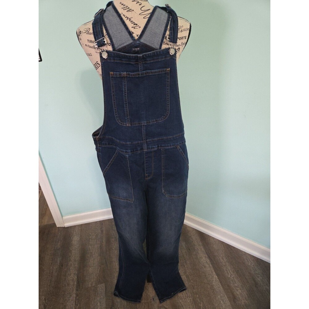J. CREW BIB OVERALLS Medium Wash large